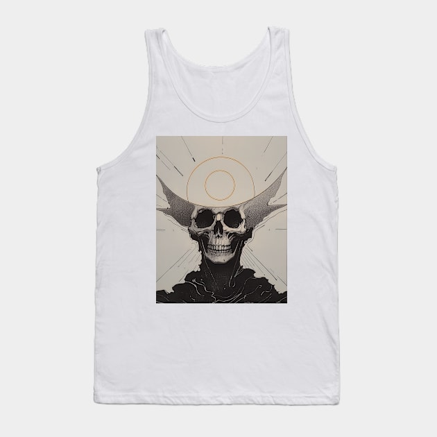 Devil's skull Tank Top by Sheptylevskyi